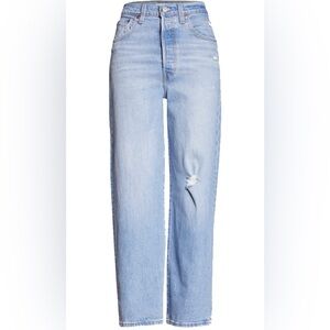 Levi’s Ribcage Ripped High Waist Anole Straight Leg Jeans